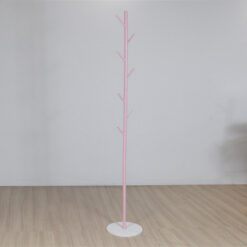 PERCHERO DE PIE METALICO SUR COLOR ROSA