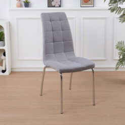 SILLA YIBUTI TAPIZADO LINO GRIS