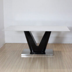 MESA ROYAL RECTANGULAR NEOLITH 180 CM PATA NEGRA