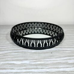 BANDEJA GINA REDONDA METAL Y ESPEJO