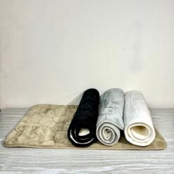 ALFOMBRA BAÑO ROMBOS 45X70CM