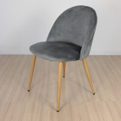 SILLA MUNICH TAPIZADA GRIS