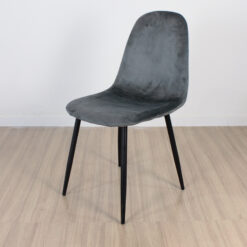 SILLA THAMES PANA PATA NEGRA GRIS