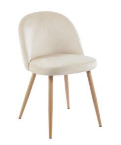 SILLA AMALFI TAPIZADA PANA BEIGE