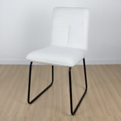 SILLA BELGICA CHENILLE OFF WHITE