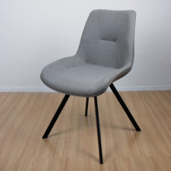 SILLA PINA LINO GRIS