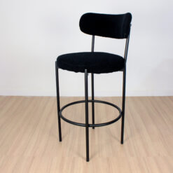 BANQUETA SIENNA TELA BOUCLE NEGRA