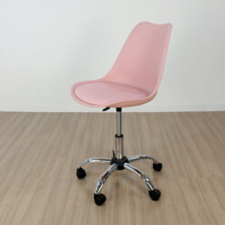 SILLA GIRATORIA REGULABLE ROSA BEBE