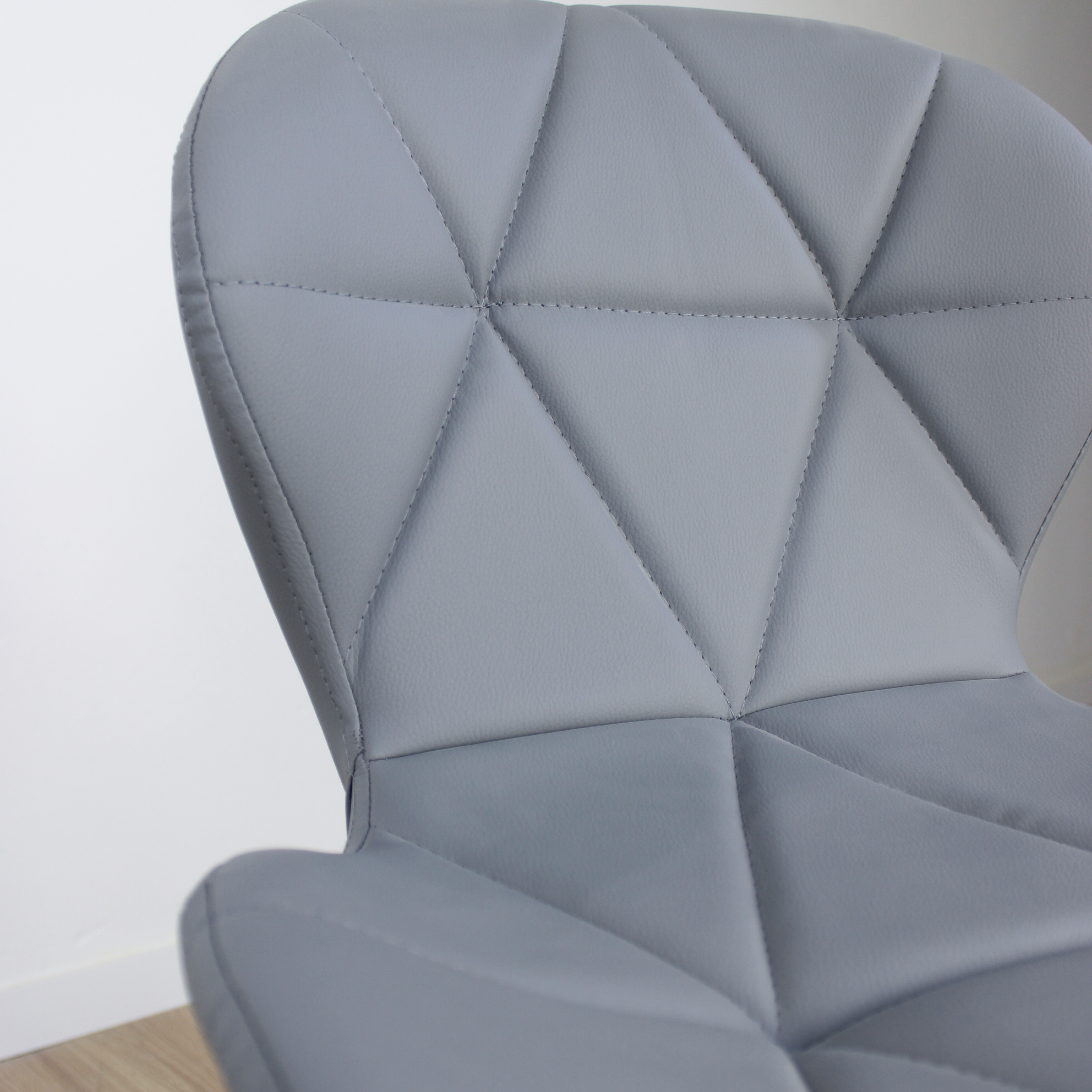 SILLA HEGONAL GIRATORIA GRIS -1