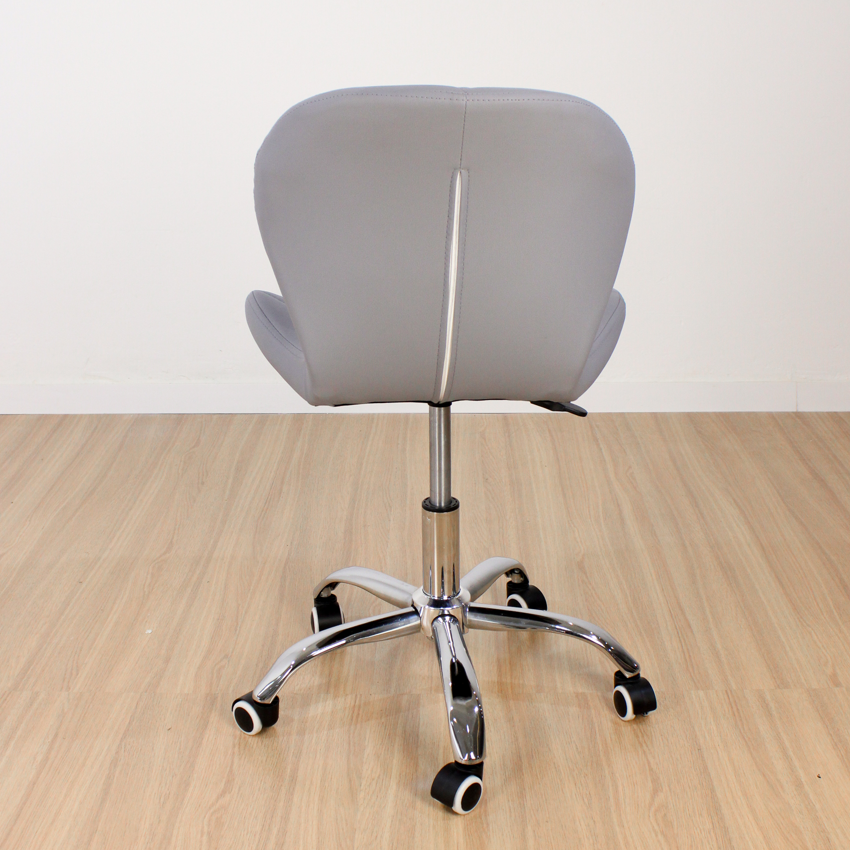 SILLA HEGONAL GIRATORIA GRIS -5