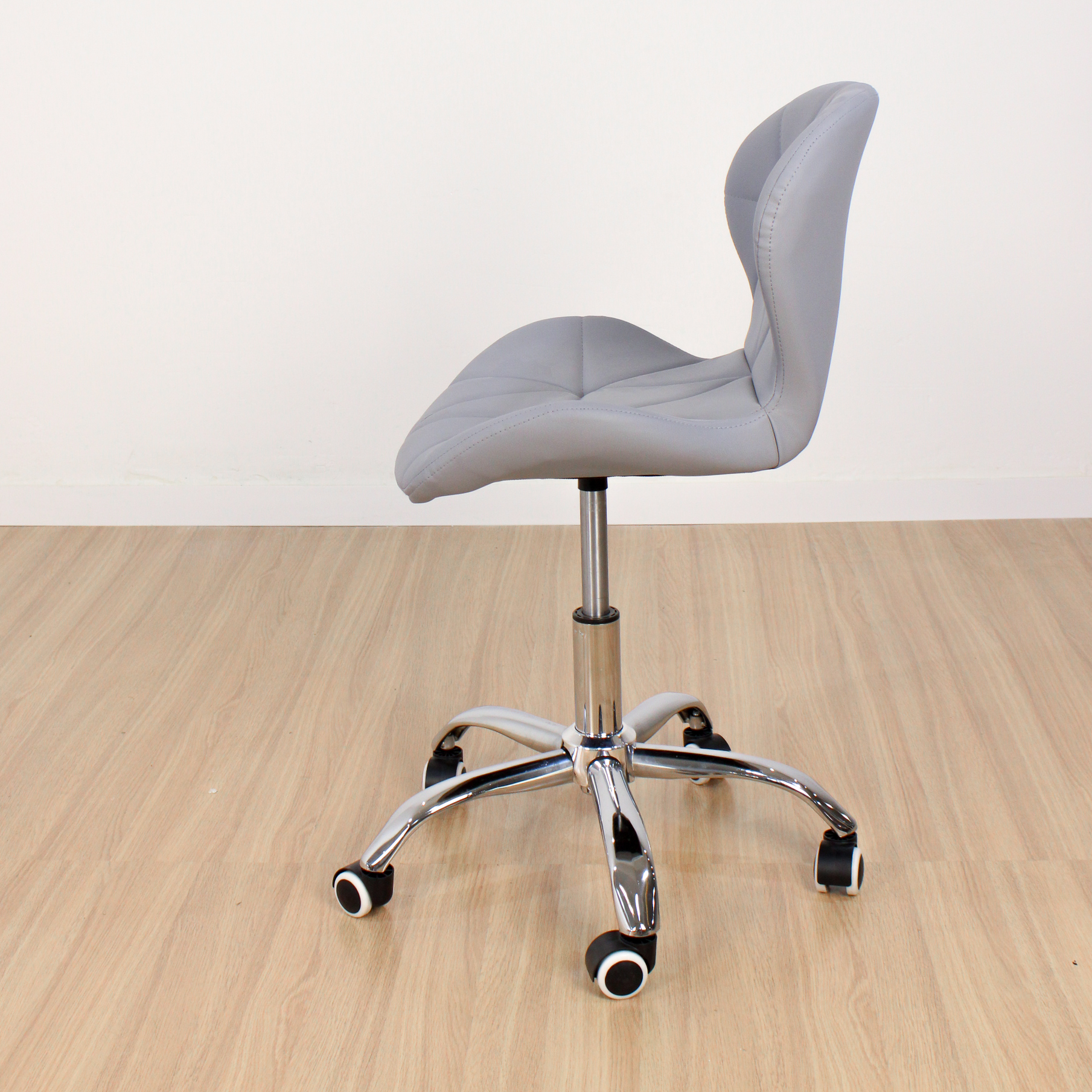 SILLA HEGONAL GIRATORIA GRIS -6