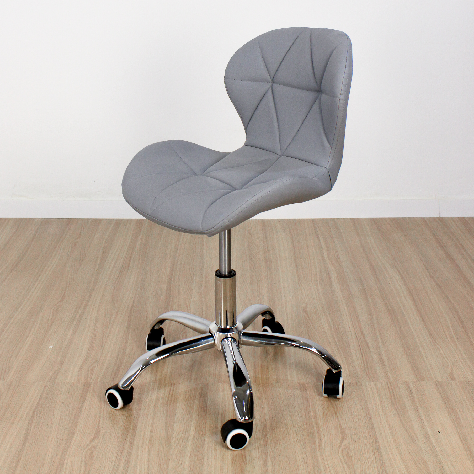 SILLA HEGONAL GIRATORIA GRIS -7