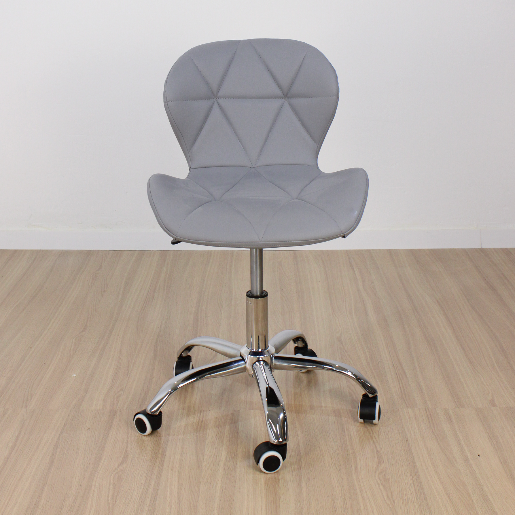 SILLA HEGONAL GIRATORIA GRIS -8