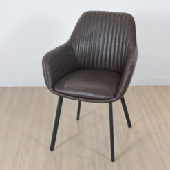 SILLON TORIBIO ECOCUERO MARRON