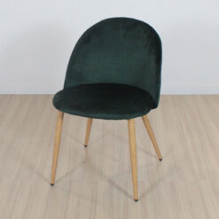 SILLA MUNICH TAPIZADA VERDE INGLES