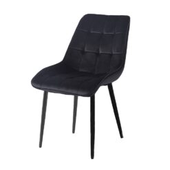 SILLA VERONA TAPIZADA PANA ALL BLACK