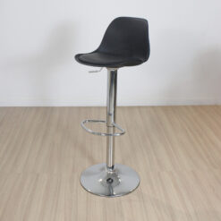 BANQUETA TULIP REGULABLE NEGRA