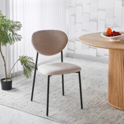 SILLA AURA TELA NEVE BEIGE