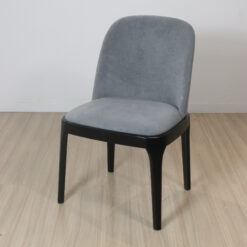 SILLA GARDENIA (NEGRA) GRIS