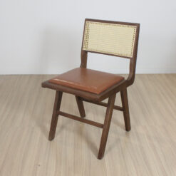 SILLA PAUL VINTAGE MIXTA (RATTAN/ECOCUERO)
