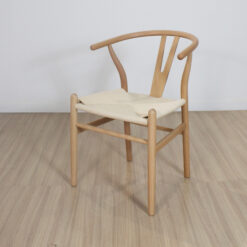 SILLA WISHBONE MADERA NATURAL CLARO