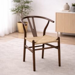 SILLA WISHBONE MADERA NUT