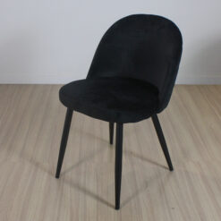 SILLA BERLIN TAPIZADA PANA ALL BLACK