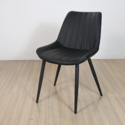 SILLA BULGARIA ECOCUERO NEGRO