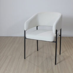 SILLON NERUDA TELA PANA OFF WHITE