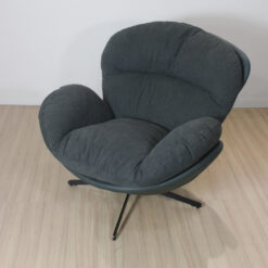 SILLON EGG GIRATORIO GRIS