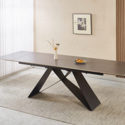 MESA SOFT EXTENSIBLE 180-260 CM NEOLITH NEGRA