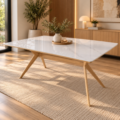 MESA MILA RECTANGULAR NEOLITH 200 CM BLANCA
