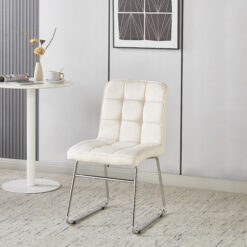 SILLA BARCELONA PANA BEIGE